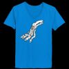 Ladies’  Junior Fine Jersey V-Neck Longer Length T-Shirt Thumbnail