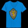 Ladies’  Junior Fine Jersey V-Neck Longer Length T-Shirt Thumbnail