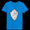 Ladies’  Junior Fine Jersey V-Neck Longer Length T-Shirt Thumbnail