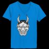 Ladies’  Junior Fine Jersey V-Neck Longer Length T-Shirt Thumbnail
