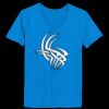 Ladies’  Junior Fine Jersey V-Neck Longer Length T-Shirt Thumbnail