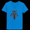 Ladies’  Junior Fine Jersey V-Neck Longer Length T-Shirt Thumbnail