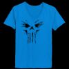 Ladies’  Junior Fine Jersey V-Neck Longer Length T-Shirt Thumbnail