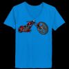 Ladies’  Junior Fine Jersey V-Neck Longer Length T-Shirt Thumbnail