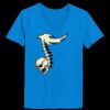Ladies’  Junior Fine Jersey V-Neck Longer Length T-Shirt Thumbnail