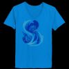 Ladies’  Junior Fine Jersey V-Neck Longer Length T-Shirt Thumbnail