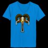Ladies’  Junior Fine Jersey V-Neck Longer Length T-Shirt Thumbnail