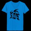 Ladies’  Junior Fine Jersey V-Neck Longer Length T-Shirt Thumbnail