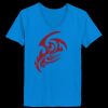 Ladies’  Junior Fine Jersey V-Neck Longer Length T-Shirt Thumbnail