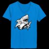 Ladies’  Junior Fine Jersey V-Neck Longer Length T-Shirt Thumbnail