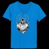 Ladies’  Junior Fine Jersey V-Neck Longer Length T-Shirt Thumbnail