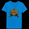 Ladies’  Junior Fine Jersey V-Neck Longer Length T-Shirt Thumbnail