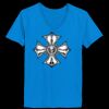 Ladies’  Junior Fine Jersey V-Neck Longer Length T-Shirt Thumbnail