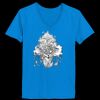 Ladies’  Junior Fine Jersey V-Neck Longer Length T-Shirt Thumbnail