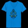 Ladies’  Junior Fine Jersey V-Neck Longer Length T-Shirt Thumbnail