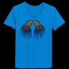 Ladies’  Junior Fine Jersey V-Neck Longer Length T-Shirt Thumbnail