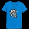 Ladies’  Junior Fine Jersey V-Neck Longer Length T-Shirt Thumbnail