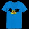 Ladies’  Junior Fine Jersey V-Neck Longer Length T-Shirt Thumbnail