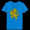 Ladies’  Junior Fine Jersey V-Neck Longer Length T-Shirt Thumbnail