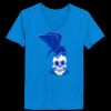 Ladies’  Junior Fine Jersey V-Neck Longer Length T-Shirt Thumbnail
