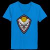 Ladies’  Junior Fine Jersey V-Neck Longer Length T-Shirt Thumbnail