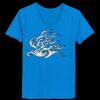 Ladies’  Junior Fine Jersey V-Neck Longer Length T-Shirt Thumbnail