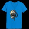 Ladies’  Junior Fine Jersey V-Neck Longer Length T-Shirt Thumbnail
