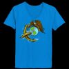 Ladies’  Junior Fine Jersey V-Neck Longer Length T-Shirt Thumbnail