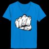 Ladies’  Junior Fine Jersey V-Neck Longer Length T-Shirt Thumbnail