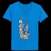 Ladies’  Junior Fine Jersey V-Neck Longer Length T-Shirt Thumbnail