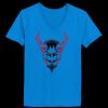 Ladies’  Junior Fine Jersey V-Neck Longer Length T-Shirt Thumbnail