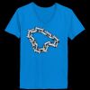 Ladies’  Junior Fine Jersey V-Neck Longer Length T-Shirt Thumbnail