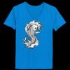 Ladies’  Junior Fine Jersey V-Neck Longer Length T-Shirt Thumbnail