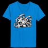 Ladies’  Junior Fine Jersey V-Neck Longer Length T-Shirt Thumbnail