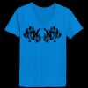Ladies’  Junior Fine Jersey V-Neck Longer Length T-Shirt Thumbnail