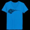 Ladies’  Junior Fine Jersey V-Neck Longer Length T-Shirt Thumbnail