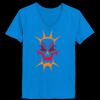 Ladies’  Junior Fine Jersey V-Neck Longer Length T-Shirt Thumbnail