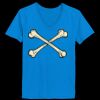 Ladies’  Junior Fine Jersey V-Neck Longer Length T-Shirt Thumbnail