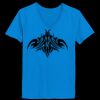 Ladies’  Junior Fine Jersey V-Neck Longer Length T-Shirt Thumbnail