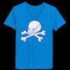 Ladies’  Junior Fine Jersey V-Neck Longer Length T-Shirt Thumbnail