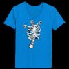Ladies’  Junior Fine Jersey V-Neck Longer Length T-Shirt Thumbnail