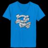 Ladies’  Junior Fine Jersey V-Neck Longer Length T-Shirt Thumbnail