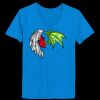 Ladies’  Junior Fine Jersey V-Neck Longer Length T-Shirt Thumbnail