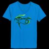 Ladies’  Junior Fine Jersey V-Neck Longer Length T-Shirt Thumbnail