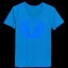 Ladies’  Junior Fine Jersey V-Neck Longer Length T-Shirt Thumbnail