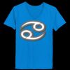 Ladies’  Junior Fine Jersey V-Neck Longer Length T-Shirt Thumbnail