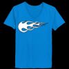 Ladies’  Junior Fine Jersey V-Neck Longer Length T-Shirt Thumbnail