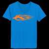 Ladies’  Junior Fine Jersey V-Neck Longer Length T-Shirt Thumbnail
