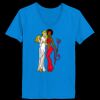 Ladies’  Junior Fine Jersey V-Neck Longer Length T-Shirt Thumbnail
