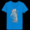 Ladies’  Junior Fine Jersey V-Neck Longer Length T-Shirt Thumbnail